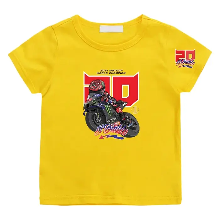 Fabio Quartararo-T-shirt graphique Anime pour garçons et filles