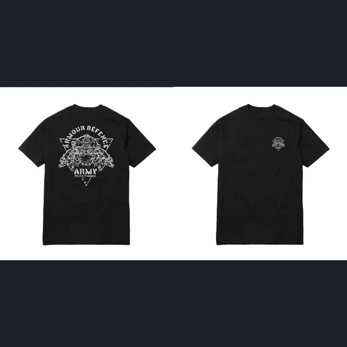 T-shirt graphique Armour Defense Army Peacekeeper pour hommes et femmes