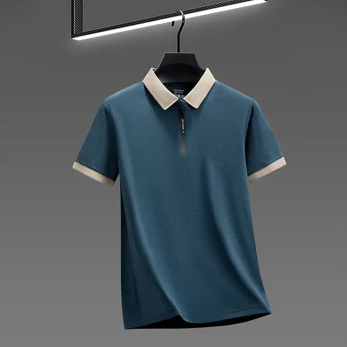 Nouveau Polo Homme 2026 à Col Zippé