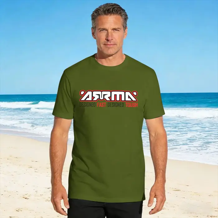 T-Shirt en coton avec Logo ARRMA pour hommes