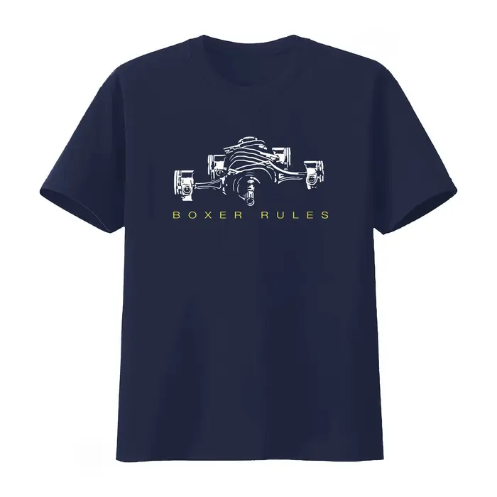 T-shirt imprimé Boxer Rules Engine pour les passionnés de voitures Pistons GT86 GS 1200 1300 S disponible pour hommes et femmes – Nouvelle collection été 2026