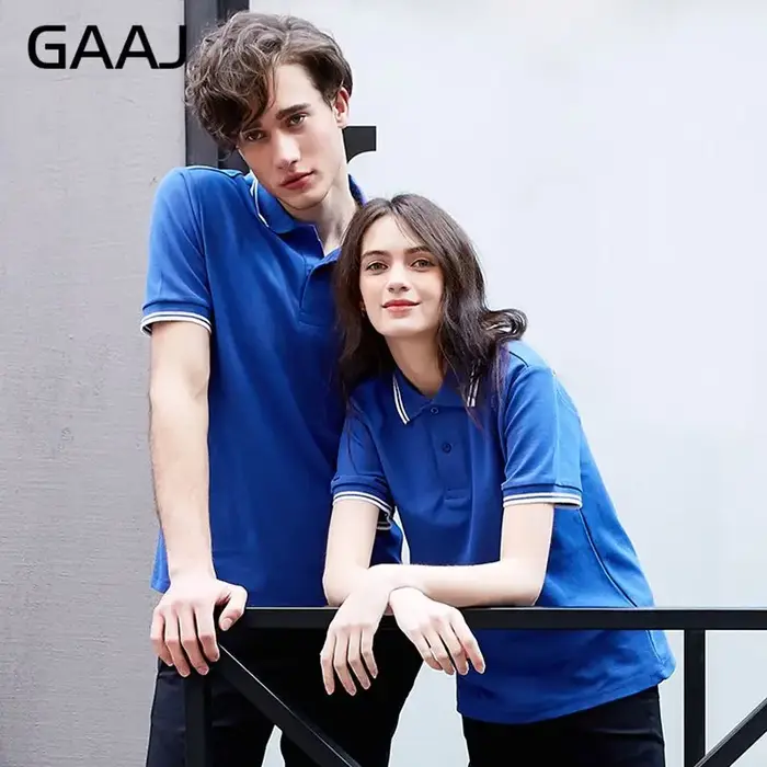 GAAJ Polo Shirt Hommes Plus Taille