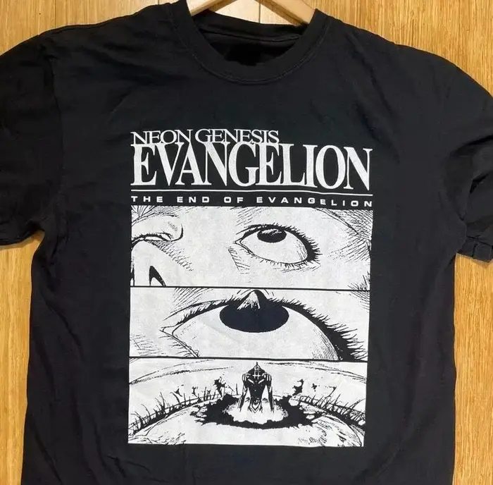 Neon Genesis Evangelion End of Eva Eye Shirt Chemise à manches courtes de style classique unisexe po