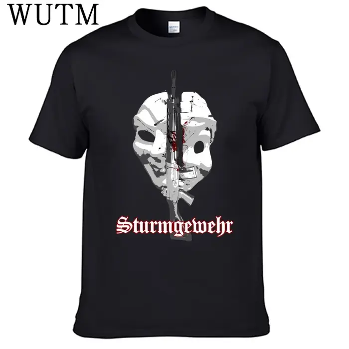 Nouveau groupe Sturmwehr t-shirt 100% coton hommes chemise