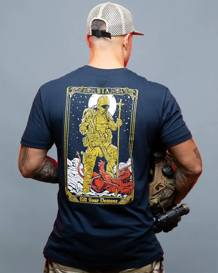 Kill Your Demons _ T-Shirt - Convient pour les vêtements de sport en pur coton