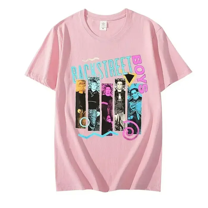 Vintage classique années 90 Backstreet Boys Rock Band graphique T-Shirt unisexe Punk