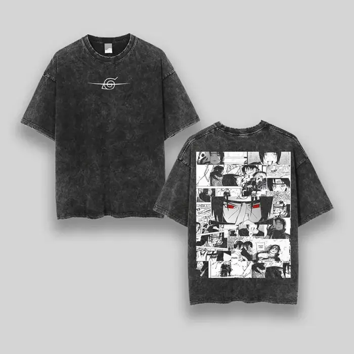 T-shirt Itachi Manga Panel pour Homme
