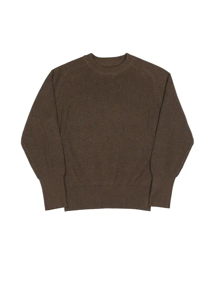 Pull classique à manches Raglan et col rond pour homme