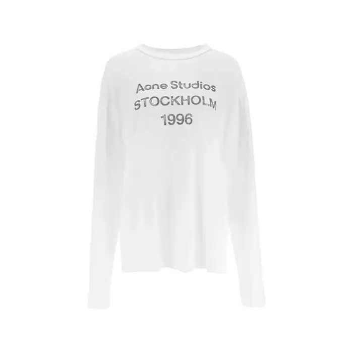 T-shirt ample à manches longues et lettres imprimées