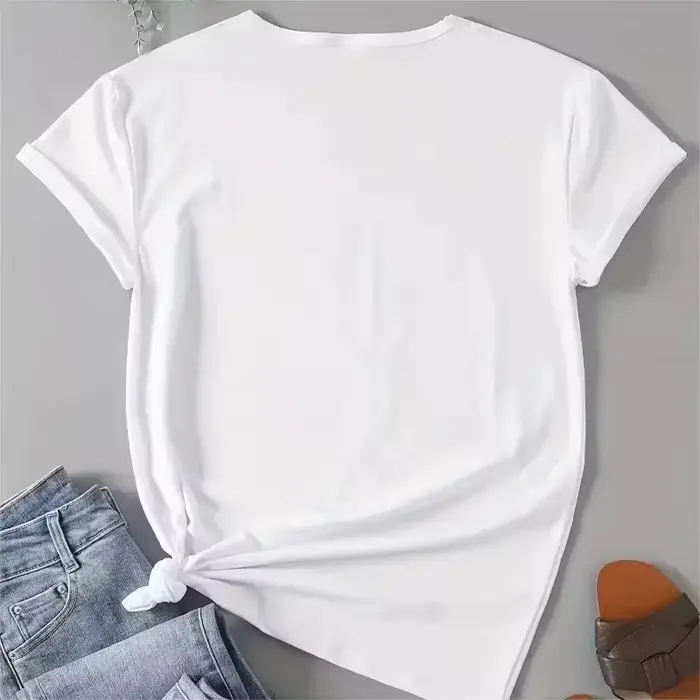K-Drama T-Shirt femmes corée drame T-Shirt 100% coton à manches courtes surdimensionné T-Shirt femme