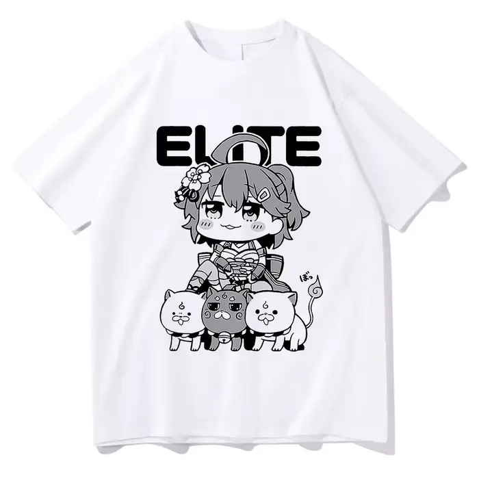 T-shirt unisexe en coton Anime Cartoon