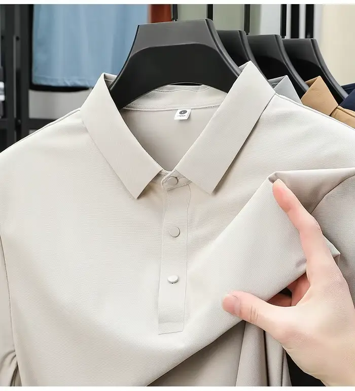 Polo fin pour homme, personnalisé