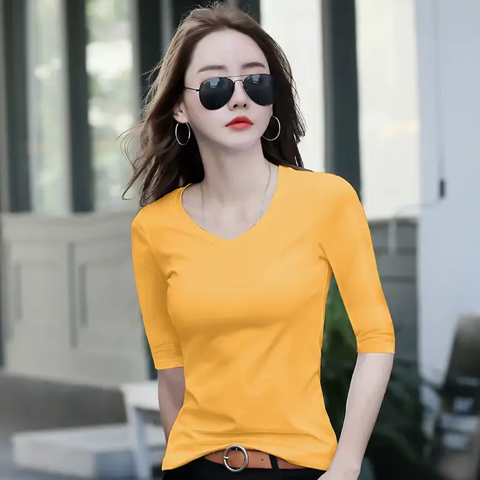 MRMT 2026 Nouveau T-shirt pour femme à manches mi-longues