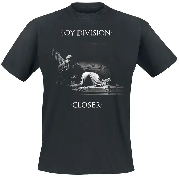 Joy Division Closer Album Print T-shirt en coton pour hommes et femmes