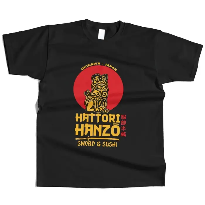 Hattori Hanzo imprimé 100% coton classique Harajuku T-Shirt pour hommes femmes vêtements de sport hauts t-shirts