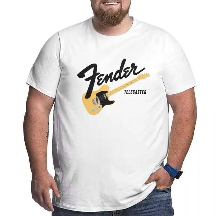Fender Jimi Hendrix T-shirts vintage à col rond pour hommes et femmes