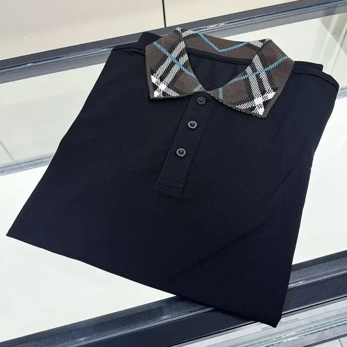 Polo tendance rétro à carreaux pour homme