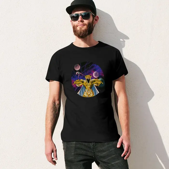 Saga Gemini Saint Seiya T-shirt décontracté à manches courtes pour Noël