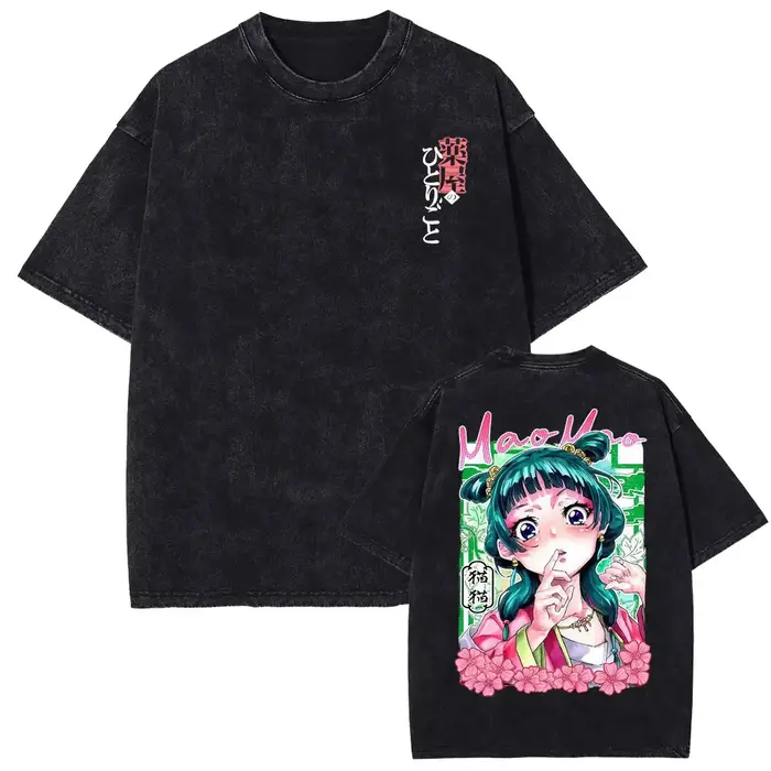 Mao Mao's Apothecary Diaries Anime lavé T-shirts remèdes médecine dessin