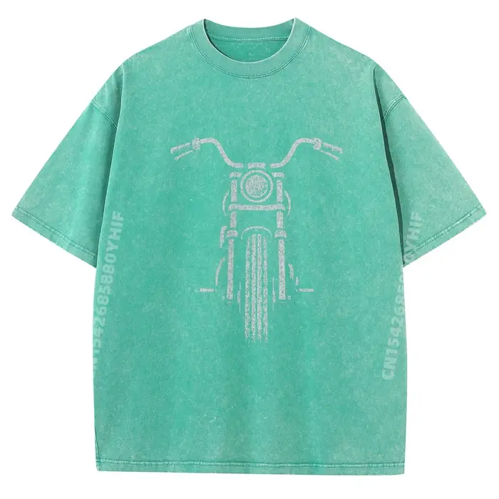 T-shirt graphique moto pour homme