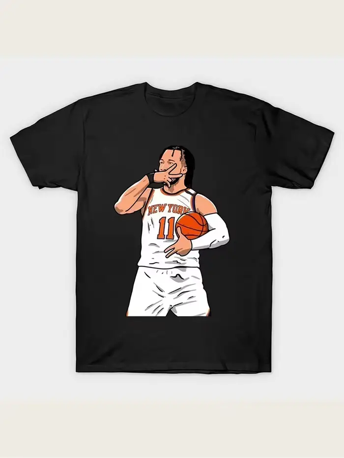 T-shirt imprimé pour homme des Knicks, équipe du Championnat du Monde 2026 - Vêtements de sport tend