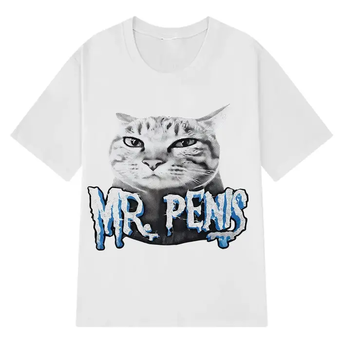 T-shirt Mr Pen Is Cat Funny Emoji pour femme