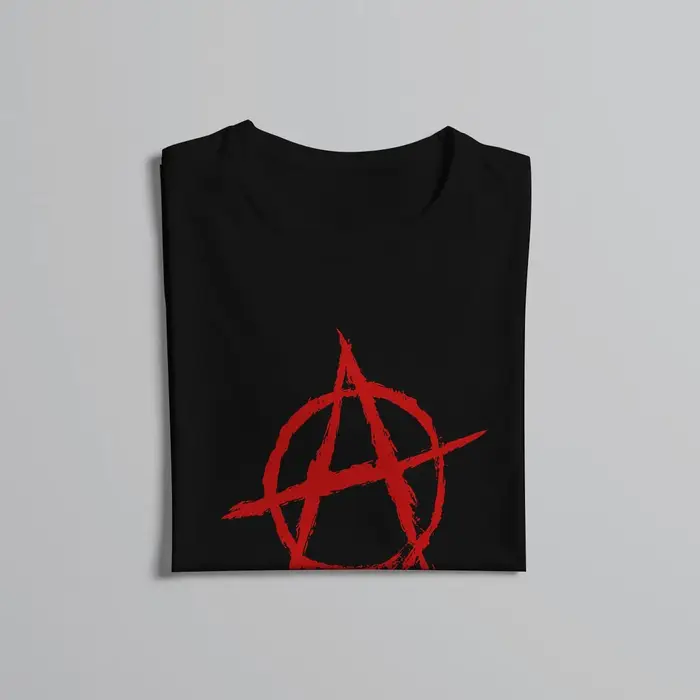 T-shirt rouge en polyester pour hommes