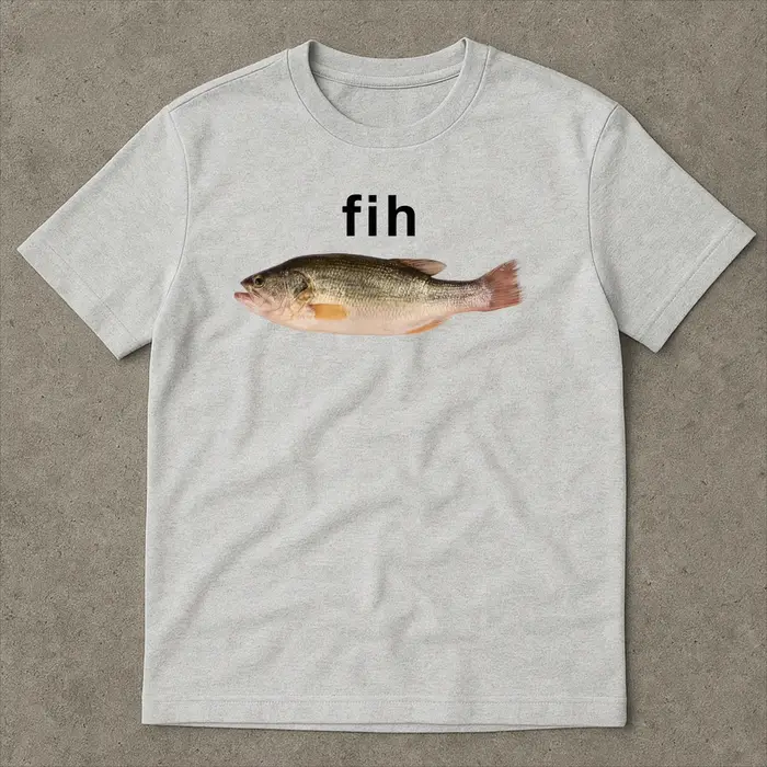 T-shirt Fih Fish pour homme