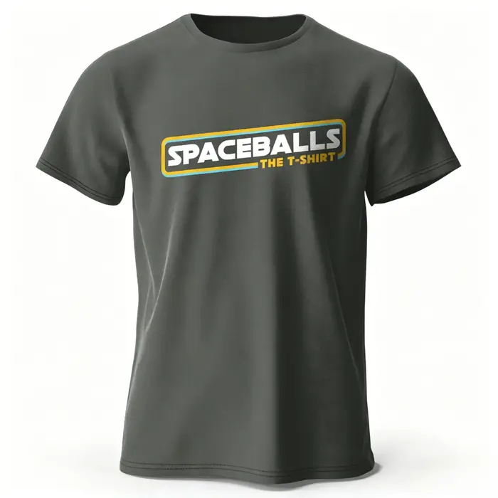 T-shirt imprimé Spaceballs en coton, motif science-fiction, pour hommes et femmes, nouvelle collecti