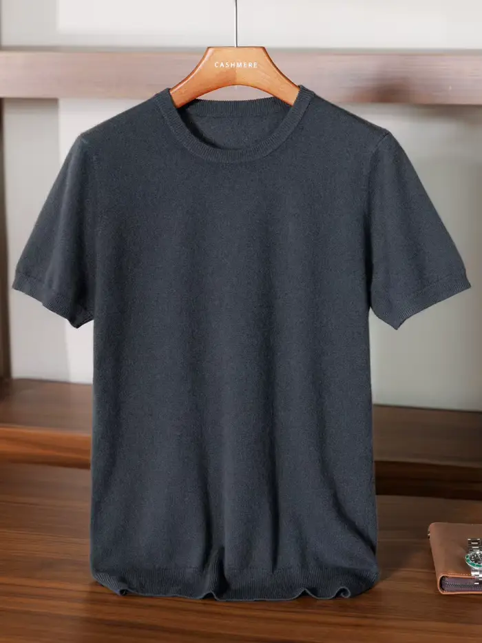 Nouveau pull en cachemire à col rond pour hommes en automne et en hiver 100% pur