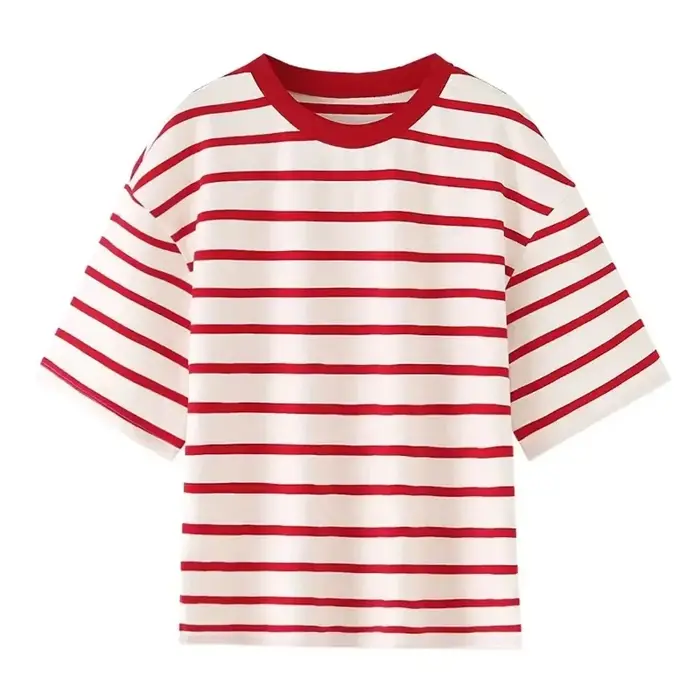 T-shirts pour femmes été 2025 Y2k Streetwear mode filles t-shirt à manches courtes col rond