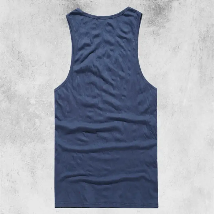 Gris hommes débardeur décontracté Fitness Singlets marque