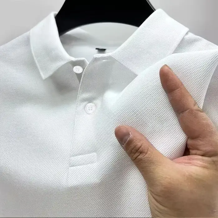 Polo décontracté pour homme à manches courtes