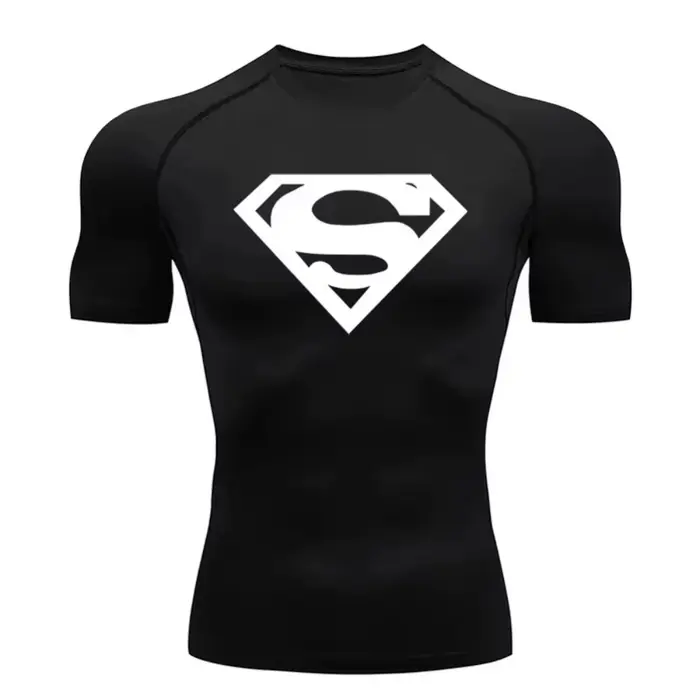 T-shirt de compression sportif pour homme