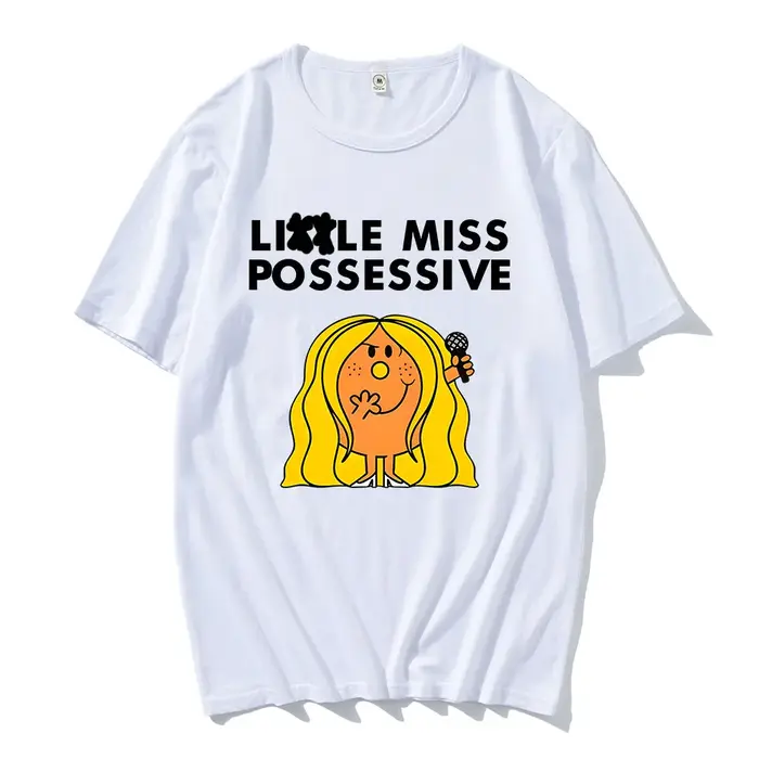 Tate McRae chanteur graphique t-shirts Miss possessif Tour du monde 2025 t-shirt coton haute qualité