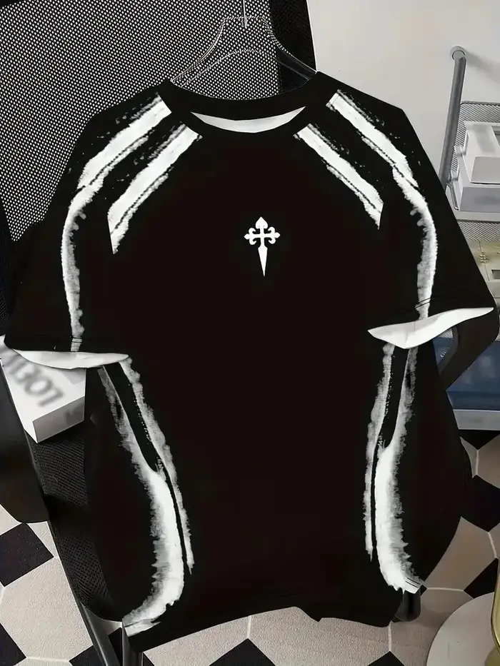 Le nouveau T-shirt pour hommes pour l'été 2025 comprend une mode de rue