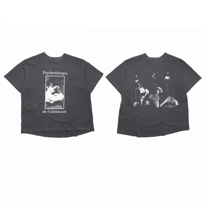 T-shirts à manches courtes en coton rouge pour hommes et femmes, avec slogan imprimé « Rich Second G
