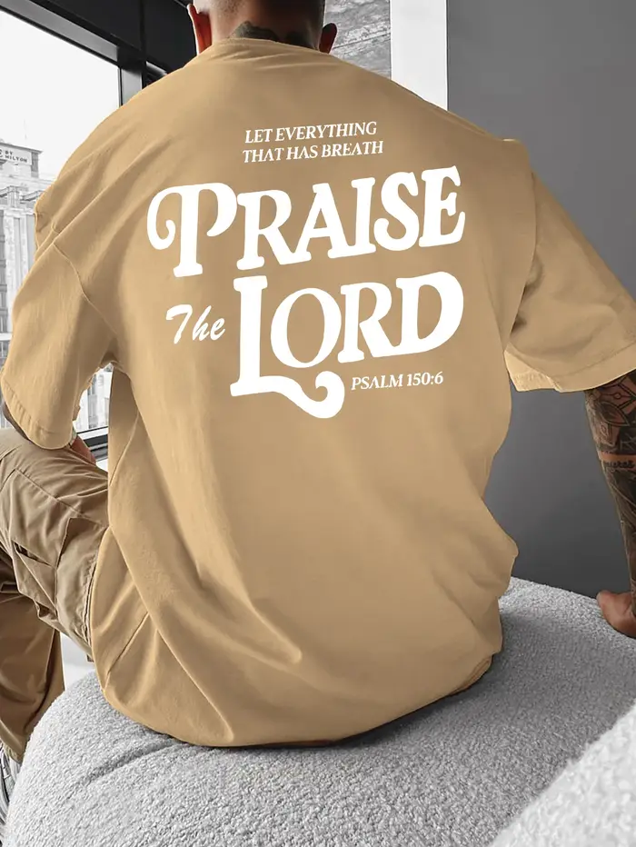 T-shirt graphique « Que tout loue le Seigneur » de Christian Faith