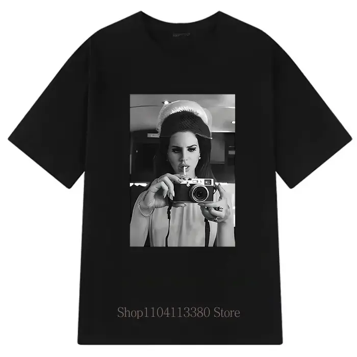 T-shirts à imprimé graphique Lana Del Rey, vêtements décontractés d'été pour femmes, mode vintage, t