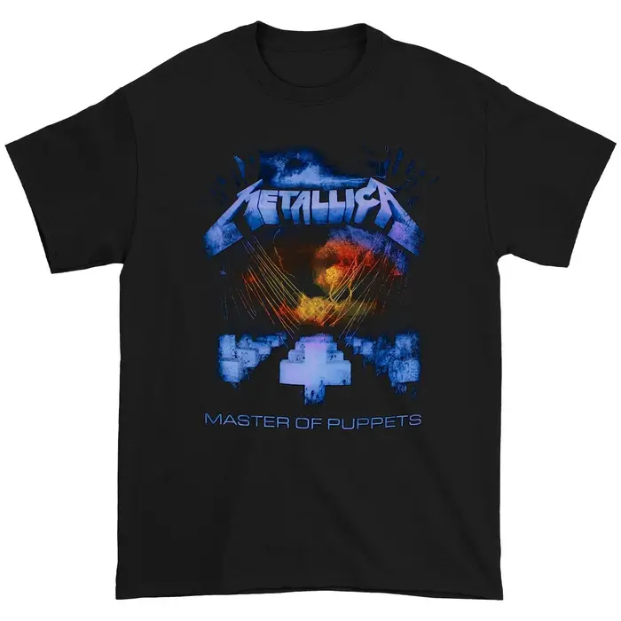 T-Shirt Metallica Master of Puppets Band, 100% coton, graphique, pour hommes et femmes, Streetwear d