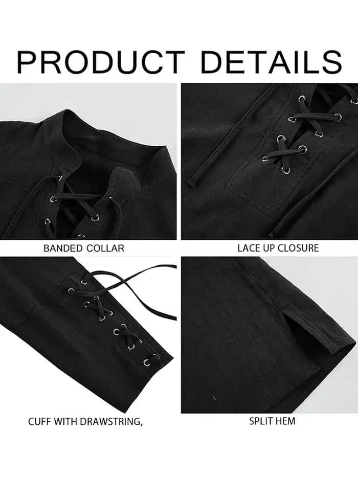 Chemise à manches longues pour hommes