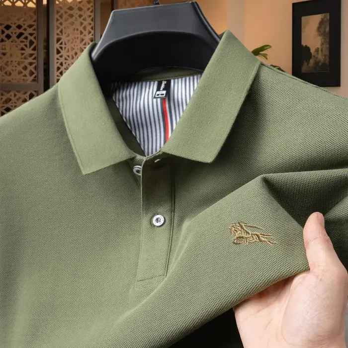 Polo pour homme, en pur coton