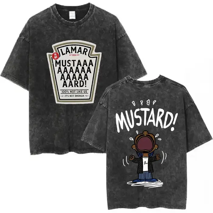 Rappeur Kendrick Lamar t-shirt Mr Morale & The Big Steppers Vintage lavé T-shirts hommes femmes vêtements mode Hip Hop