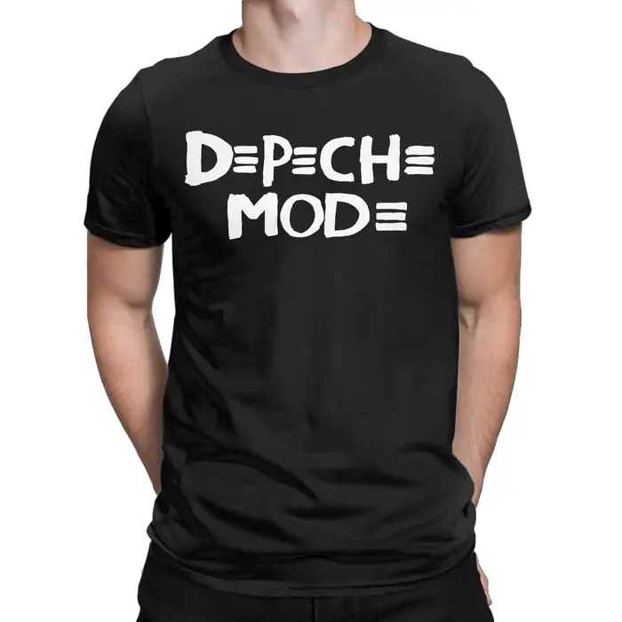T-shirts de la groupe de musique Depeche pour hommes Mode T-shirt vintage en coton à col rond et manches courtes