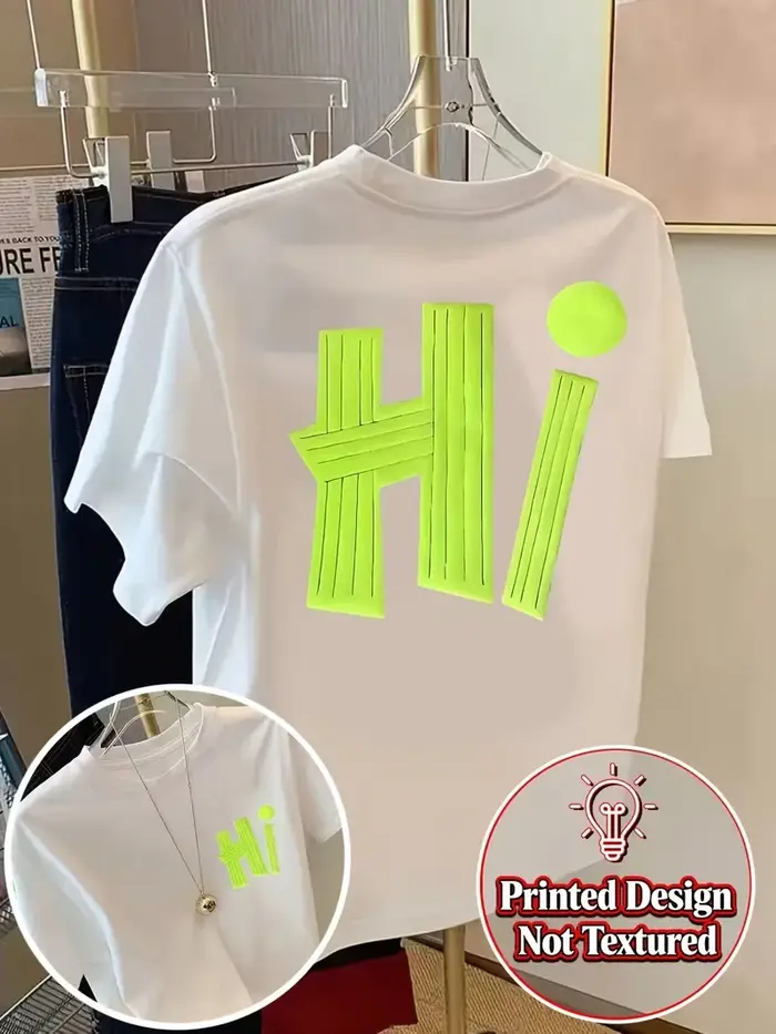 T-shirt à manches courtes avant et arrière - Hi