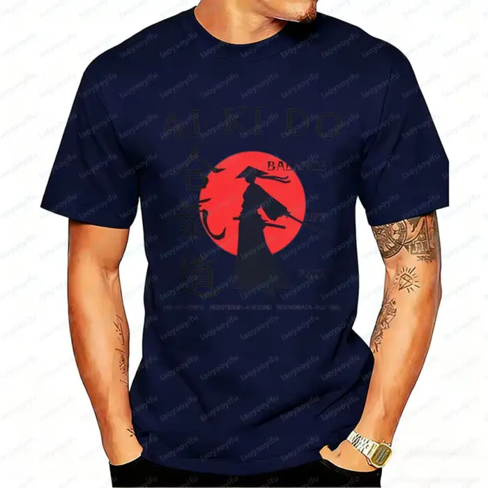 T-shirt d'arts martiaux Aikido