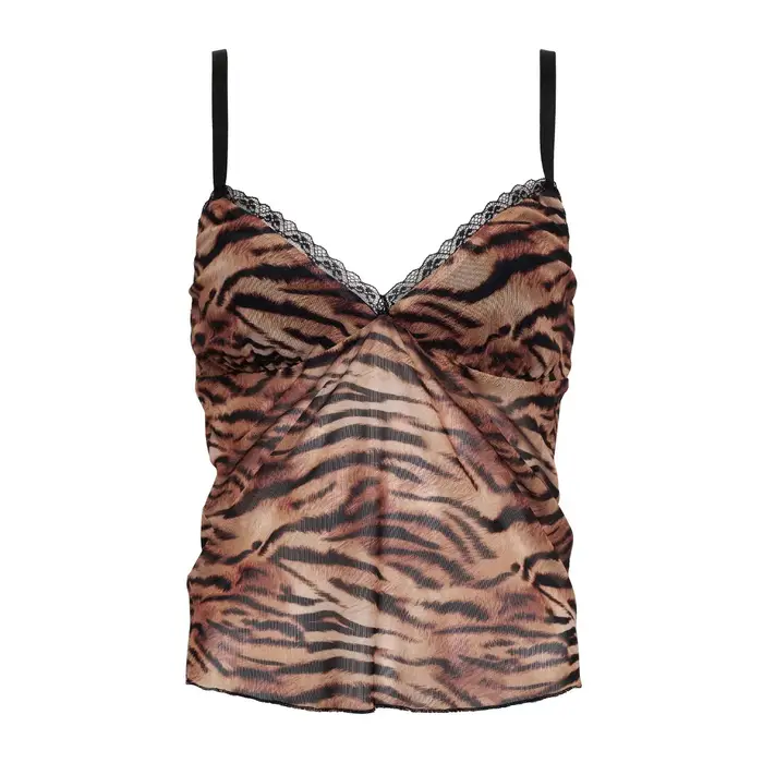 Débardeur court sexy à bretelles pour femme