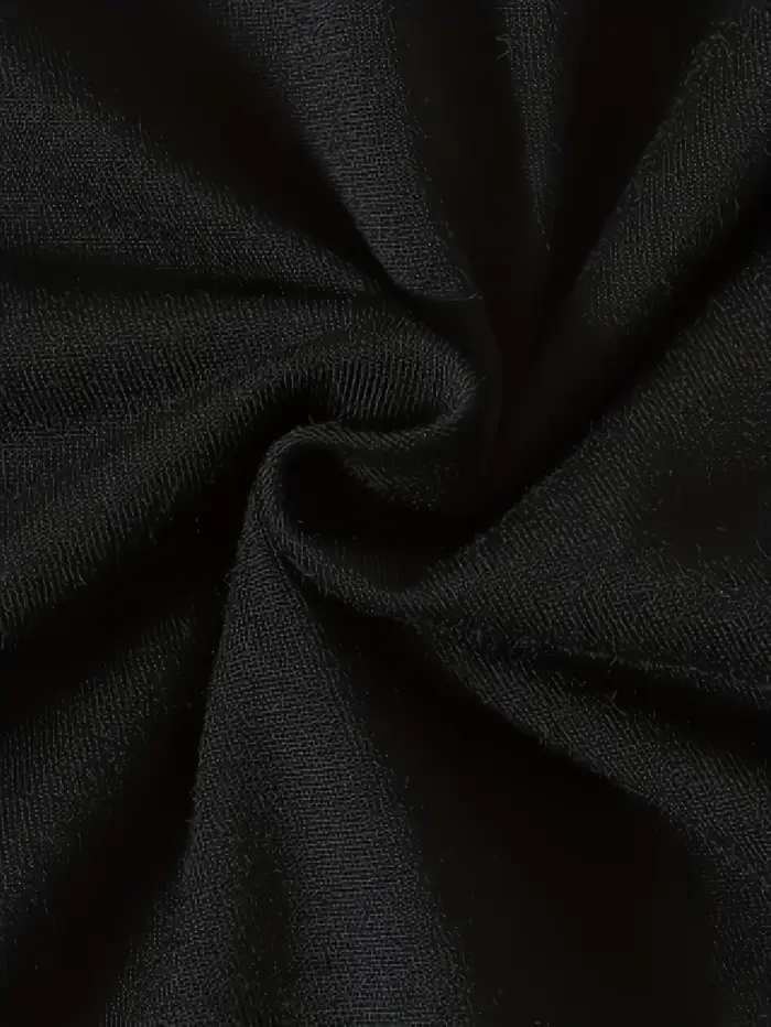 Polo pour homme noir, imprimé blchwhite