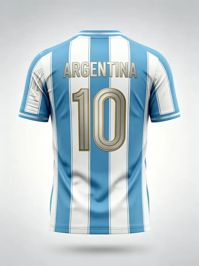 Nouveau T-shirt Homme Argentine 2026 – Idéal pour le Quotidien et l'Entraînement – Tendance