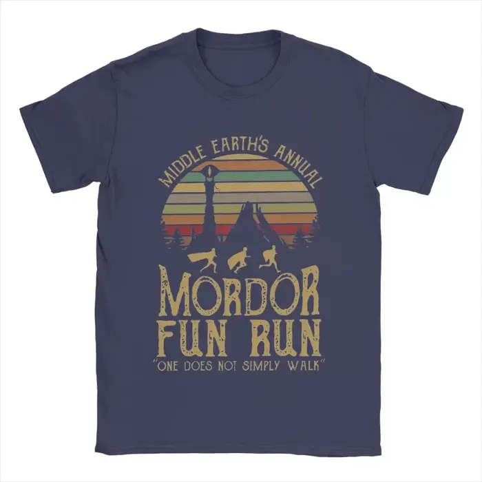 T-shirt Mordor L-Lords Of The R-Rings pour hommes